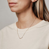 Zirconia necklace 9 carat