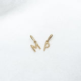 Letter charm twisted 9K