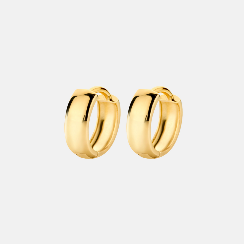 Bold earrings 14k gold