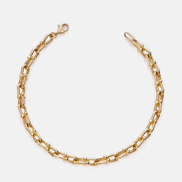 Harp necklace 14k gold