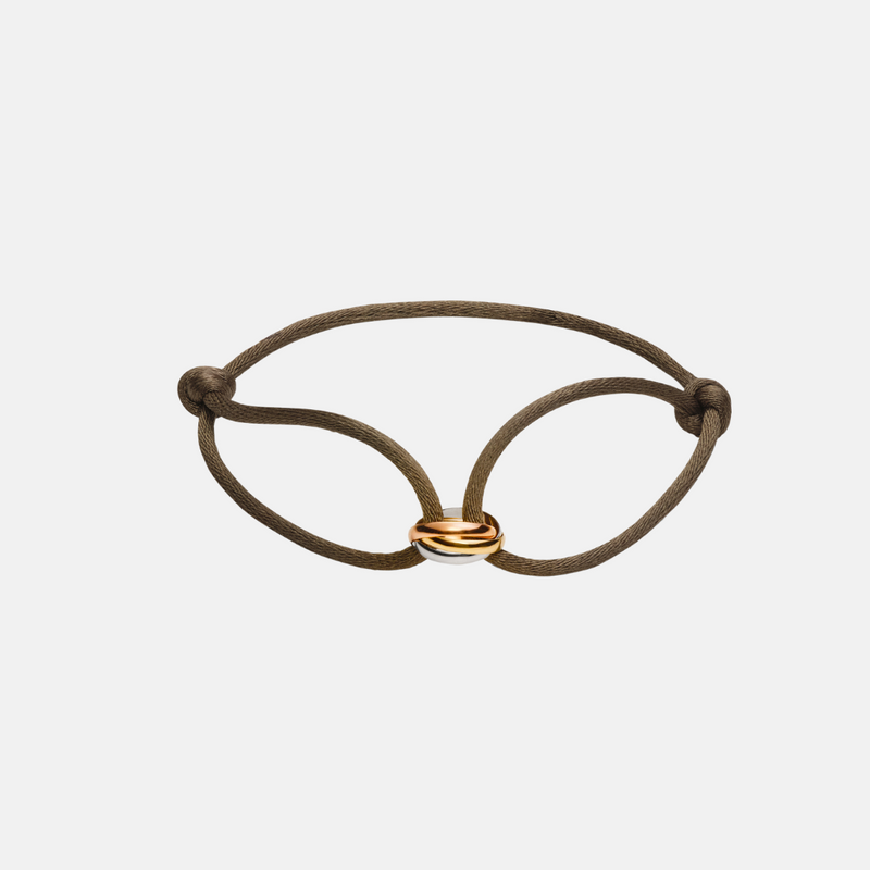 MP tricolor forever bracelet green 14k gold