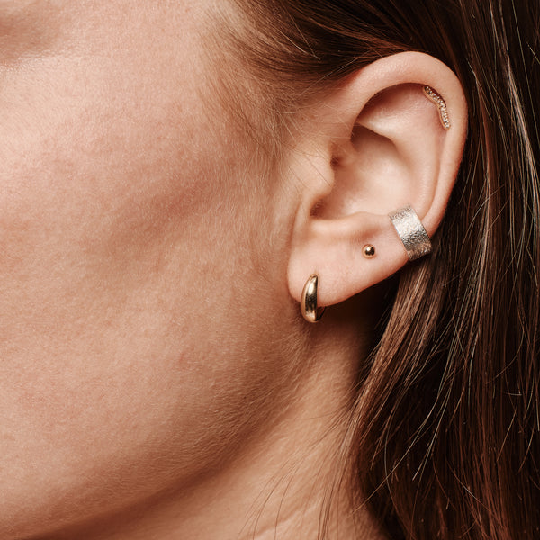 Dome earrings 9 carat