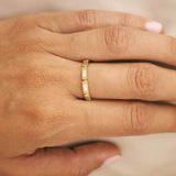 Marie brand baguette diamonds 14k gold