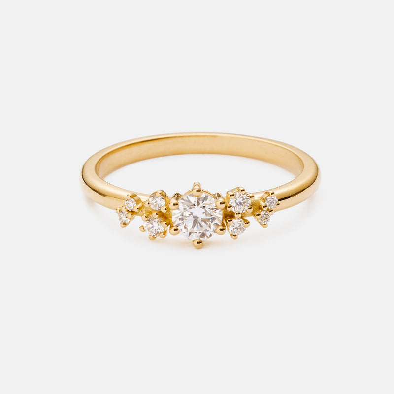 Olivia ring 18 carat with diamonds