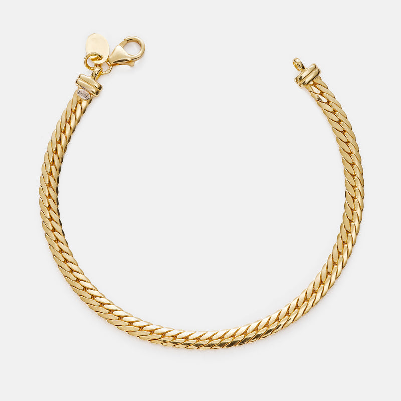 Pandora Moments 14K Gold Snake Chain Bracelet – Fifth Avenue Jewellers