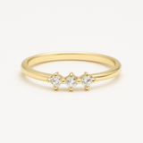 Princess diamond ring 14k gold