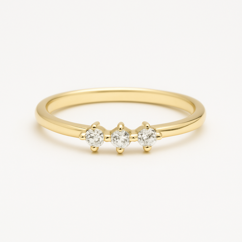 Princess diamond ring 14k gold