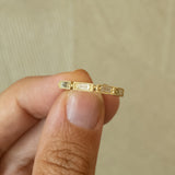Marie brand baguette diamonds 14k gold