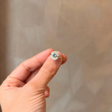 Douwe natural diamond bezel 14k gold ring