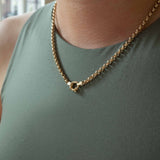 Jasseron necklace 14k gold