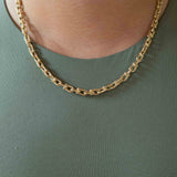 Harp necklace 14k gold