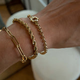 Jasseron bracelet 14k gold