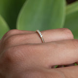 Twisted Zirconia Ring 9 carat