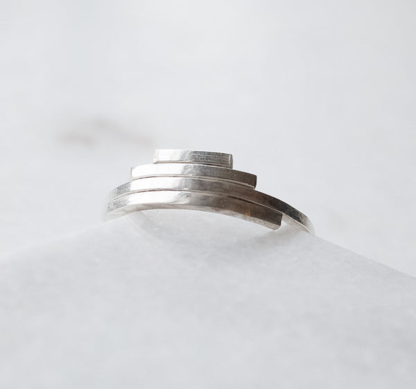 undefined lifeline ring Sterling Zilver