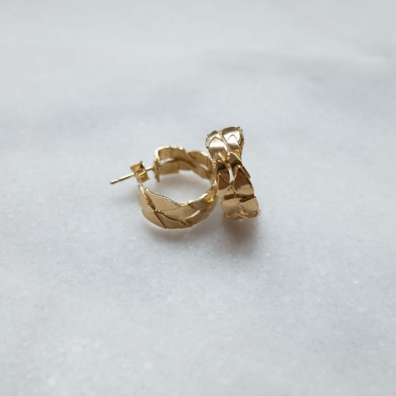 Melanie Pigeaud caesar earrings in 14k gold