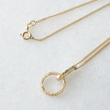 powerful circle necklace
