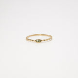 Melanie Pigeaud ring with period stone in 9k gold
