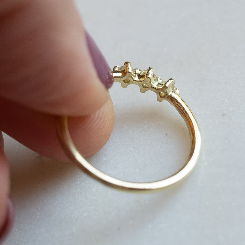 Princess diamond ring 14k gold