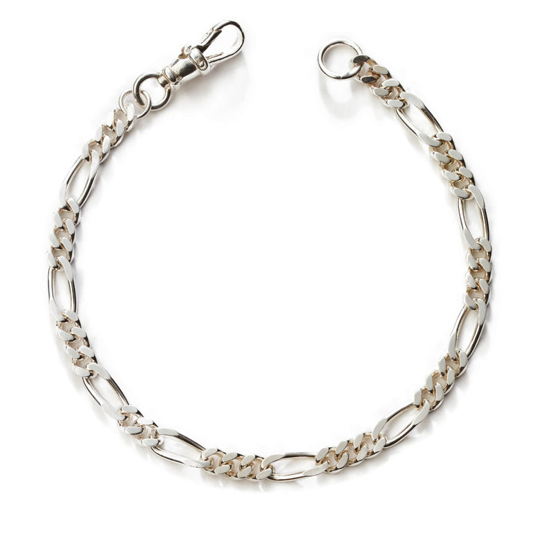 No.4 Key connector sterling silver bracelet by Melanie Pigeaud